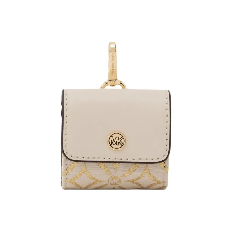 MICHAEL KORS Jet Set Travel Jacquard Crossbody Bag, Shoulder Bag Small Size Women's Light Cream-3
