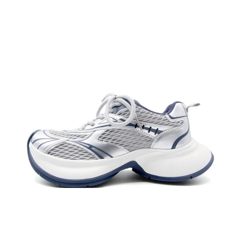 Joy&Mario Cushioning Anti Slip And Wear Resistant Low Top Chunky Sneakers Women's-8