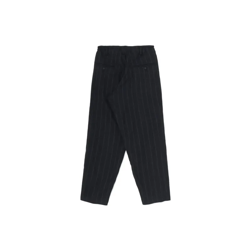 Yohji Yamamoto Pinstriped Tailored Trousers-1