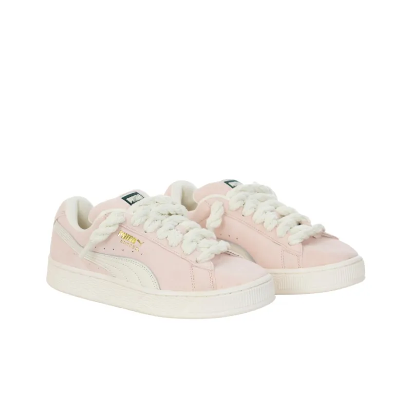 PUMA Suede XL Anti-Slip Wear-Resistant Low-Top Skateboard Shoes Women's Ecru-2