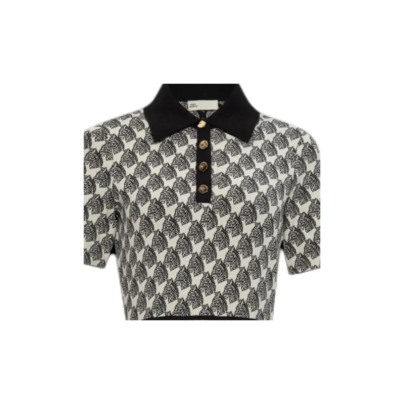 TORY BURCH Patterned Polo Dress-1