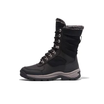 Timberland White Ledge Warm And Water-Resistant Crew Snow Boots Women's Black