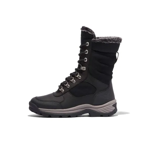 Timberland White Ledge Warm And Water-Resistant Crew Snow Boots Women's Black