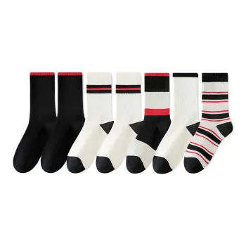 Lan Miao Mid Calf Socks Women's 7 Pack