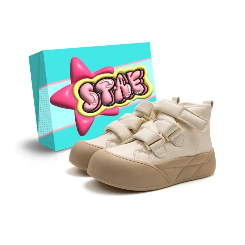 STAE Warm Wear-Resistant Slip-Resistant Mid-Top Skateboard Shoes Women's Box Included-6