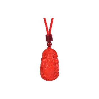 Stone On The Line Cinnabar Pendants Unisex
