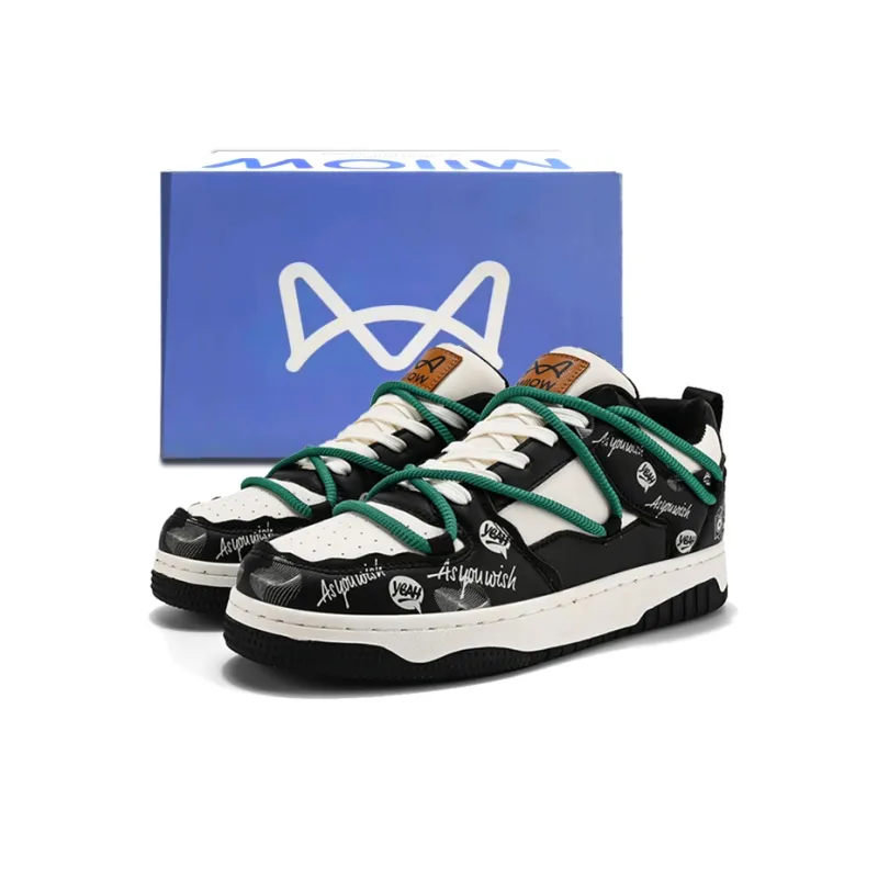 MIIOW Trend Party Series Coverage Anti-Slip And Wear-Resistant Low-Top Skateboard Shoes Unisex-7