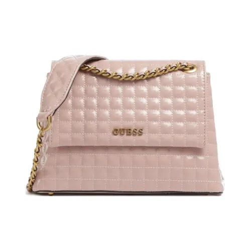 guess Noelle Synthetic Fiber Portable Crossbody Bag Shoulder Bag Women's Pink
