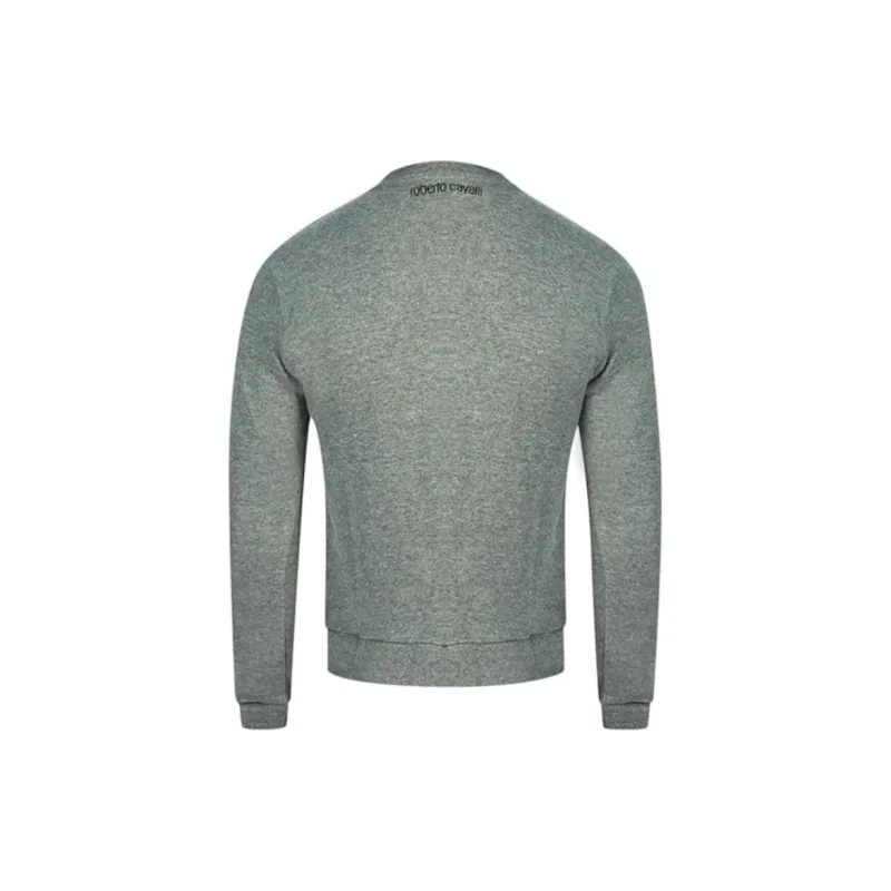 Roberto Cavalli Sweatshirt Men's Gray-1