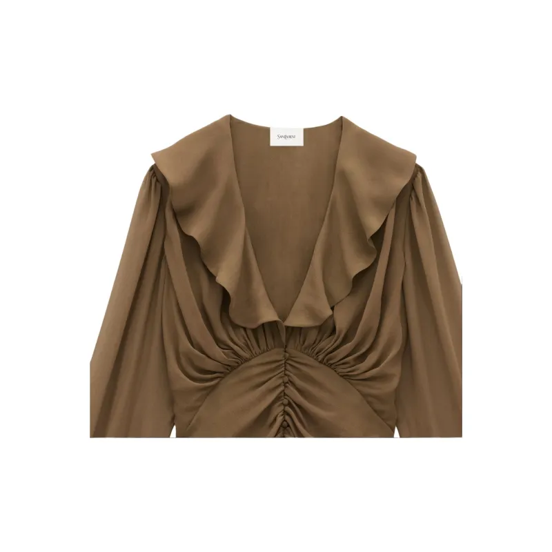 SAINT LAURENT Shirt Women's Umber-2