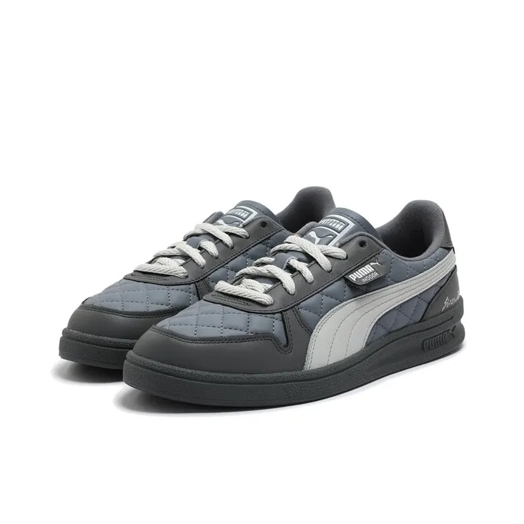 PUMA Anti Slip Wear Resistant Low Top Skateboard Shoes Unisex Gray-2