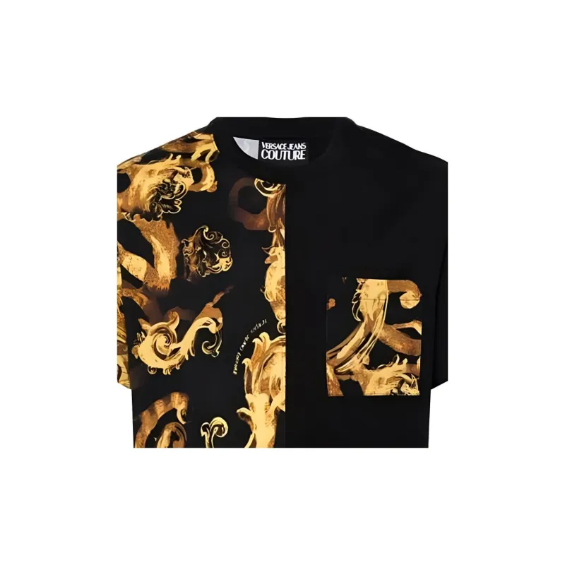 VERSACE JEANS COUTURE Baroque Printed Crewneck T Shirt-5