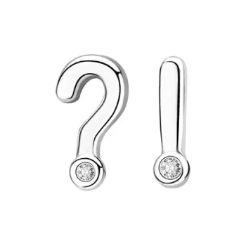 Heart Grass 999 Fine Silver Stud Earrings Women's