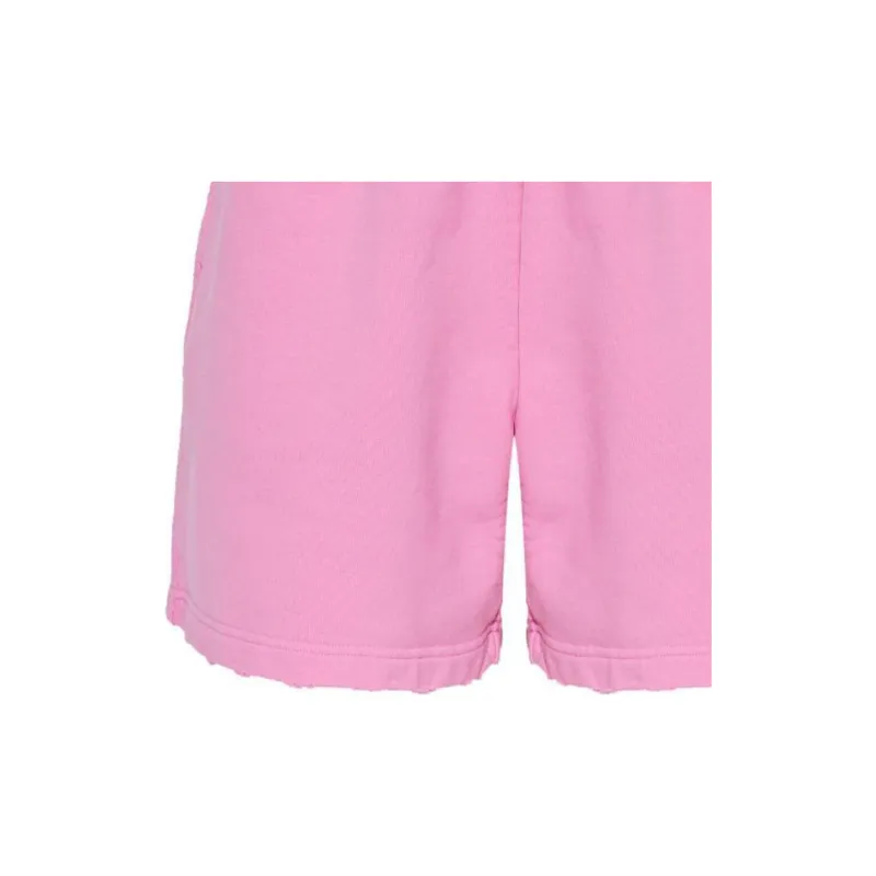Balenciaga Frayed Edge Elastic Waist Shorts-4