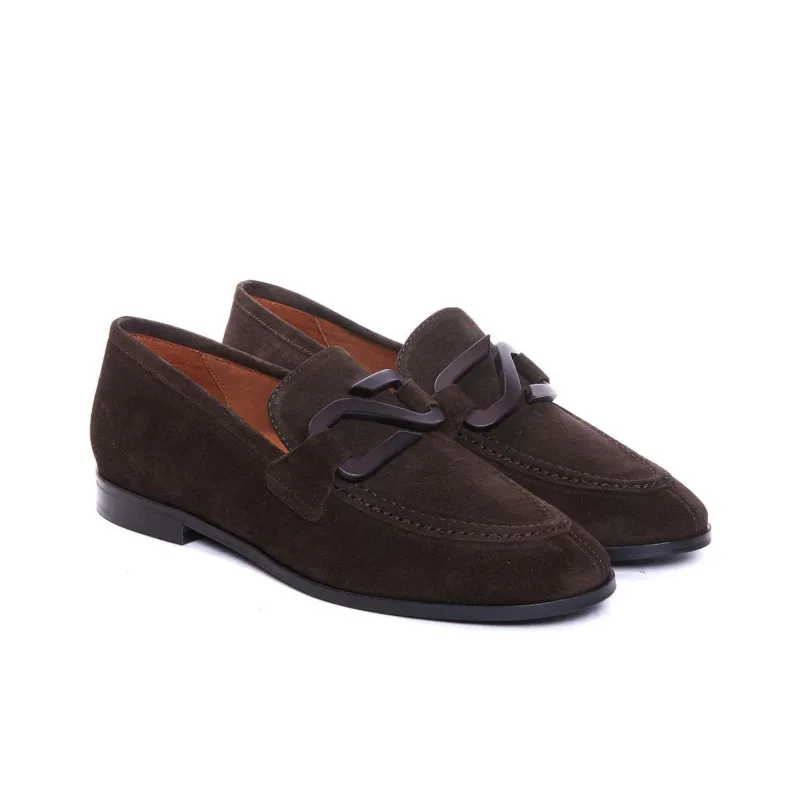 ANGEL ALARCON Colombia Loafers Women's Brown-2