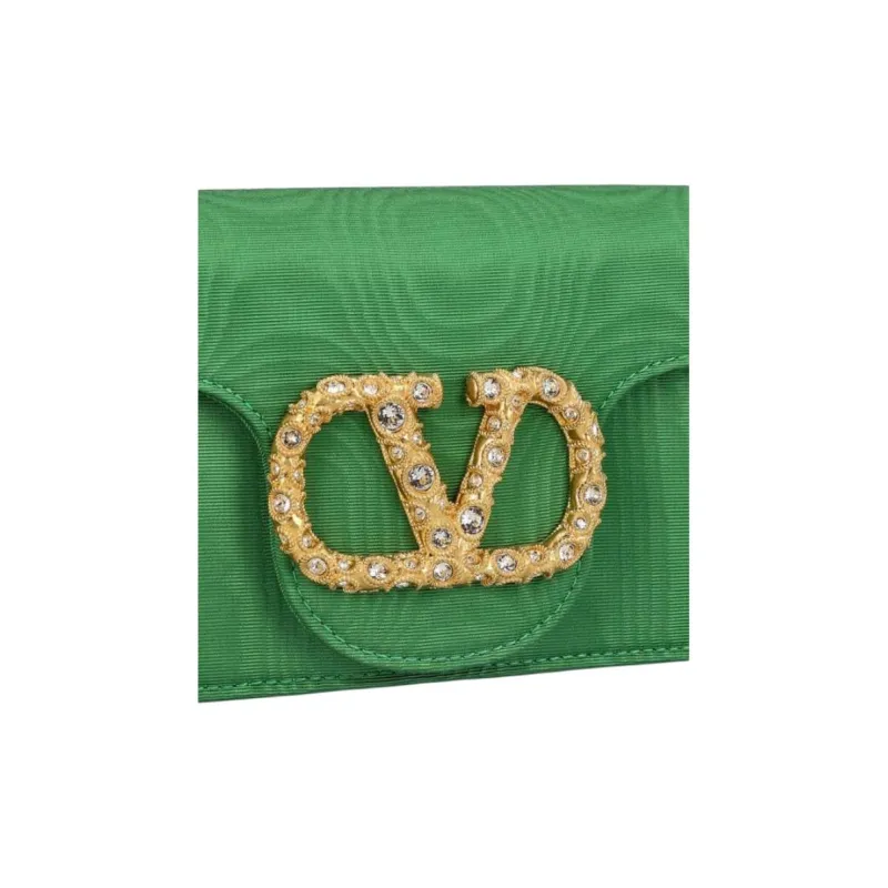Valentino Locò VLogo Signature Foldover Top Clutch Bag-3