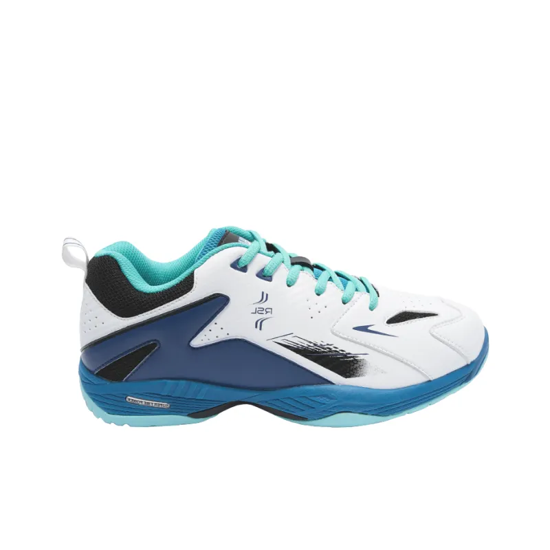 RSL Cushioning Anti Slip And Wear Resistant Low Top Badminton Shoes Men's White Green-1