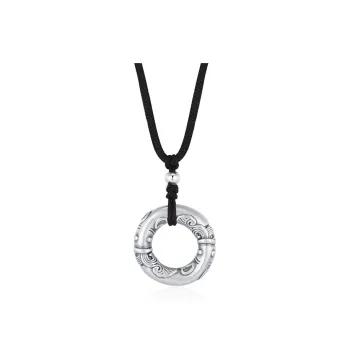 CHINA GOLD Sterling Silver 990 Necklaces Unisex