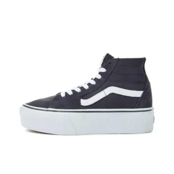 Vans Sk8-Hi Anti-Slip Wear-Resistant Mid-Top Skateboard Shoes Women's Black