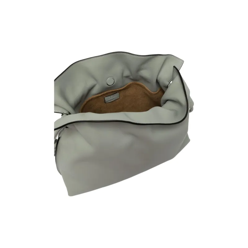 LOEWE Flamenco Clutch In Nappa Calfskin Ash Grey-2