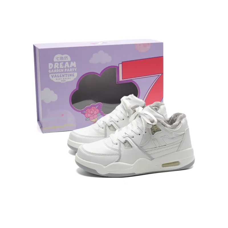 7 SEVFUN Thermal Abrasion Resistant Low Top Skateboard Shoes Unisex White Wine Color-23