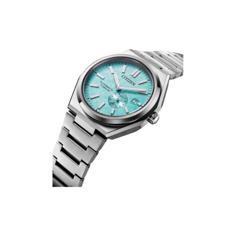 CITIZEN Mechanical Watch Series Automatic Mechanical Movement Titanium Strap Watch Men's Watches Green Dial-2