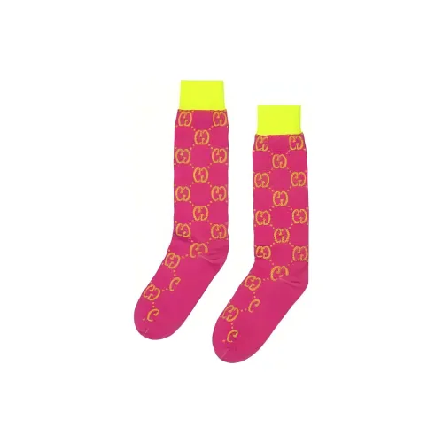GUCCI Monogram Socks 'Red'