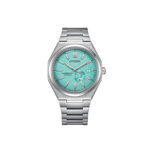 CITIZEN Mechanical Watch Series Automatic Mechanical Movement Titanium Strap Watch Men's Watches Green Dial