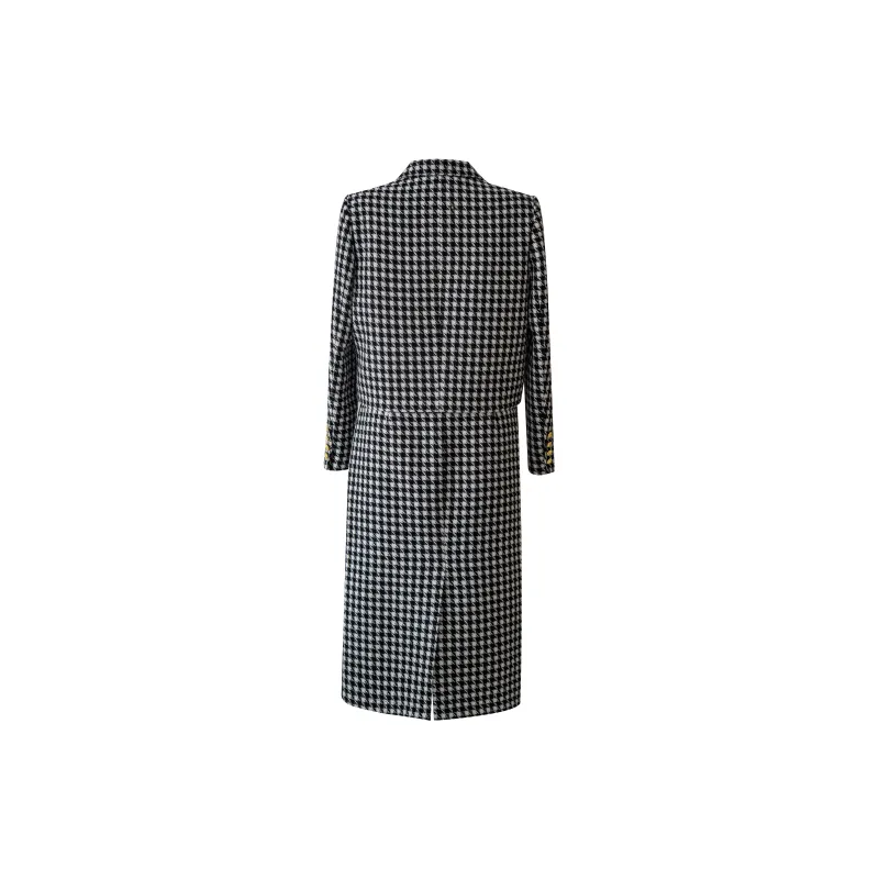 ROEYSHOUSE Skirt Set Women's Houndstooth-2