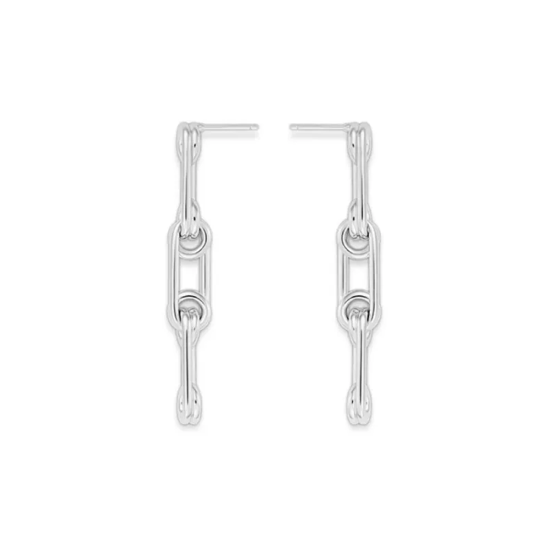 Mistova JEWELRY S925 Silver White Gold Plated, Eco Friendly Copper Gold Plated Pin Hoop Earrings Women's-5