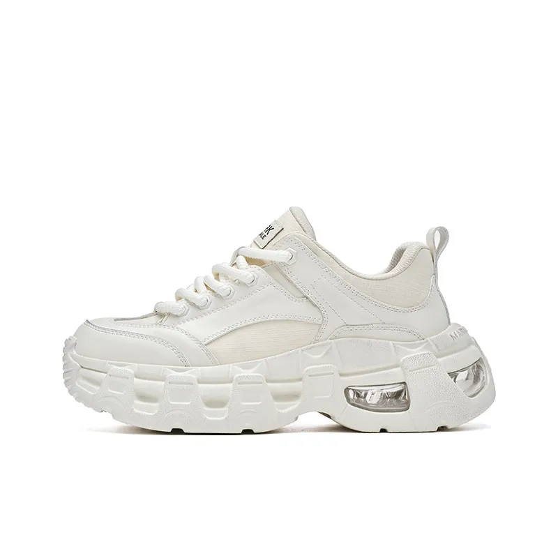 FAIRWHALE Chunky Sneakers Men's White-0