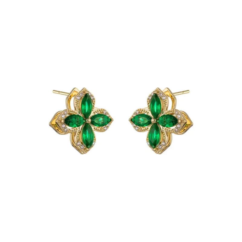 Suddenly Lucky Alloy Stud Earrings Women's-0