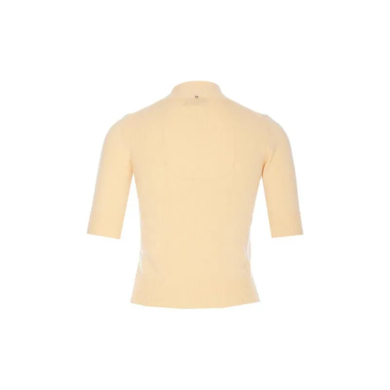 SportMax Mock Neck Short Sleeved Jumper-1