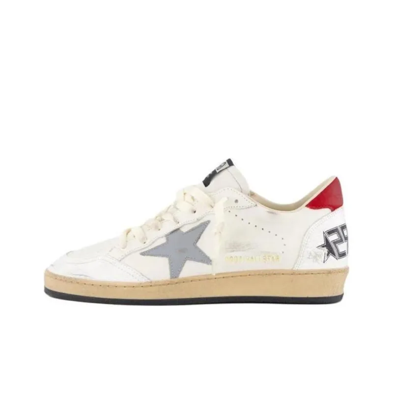 Golden Goose Ball Star Low Top Skateboard Shoes Men's White-0