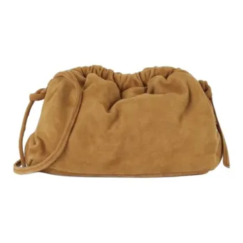 MANSUR GAVRIEL Suede Lambskin Crossbody Bag Shoulder Bag Mini Women's Chocolate