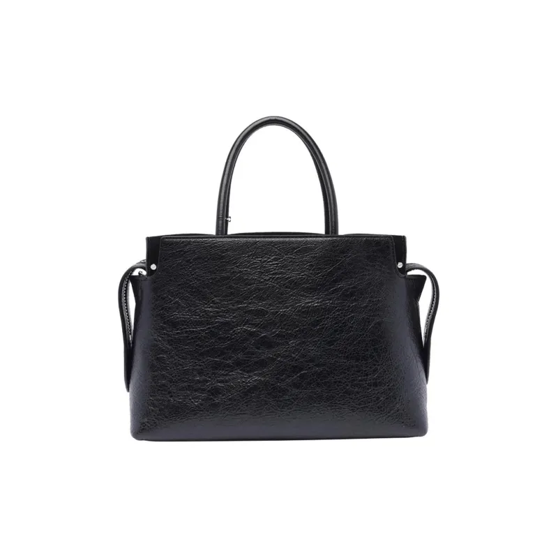 TORY BURCH MERCER Leather Shoulder Bag Crossbody Bag Handbag Medium Size Women's Black-2