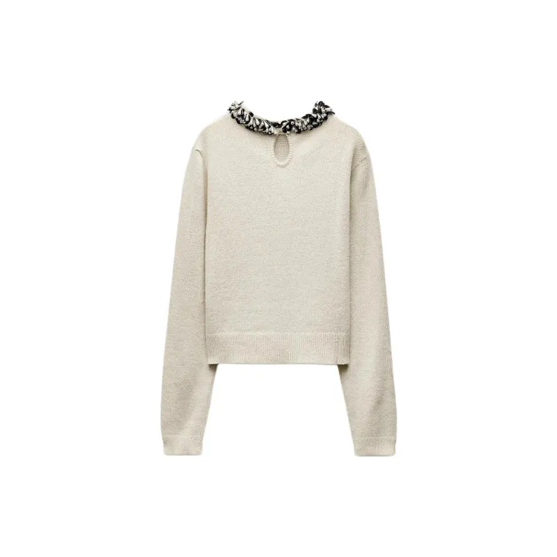 ZARA Knitwear Women's Natural Color-1