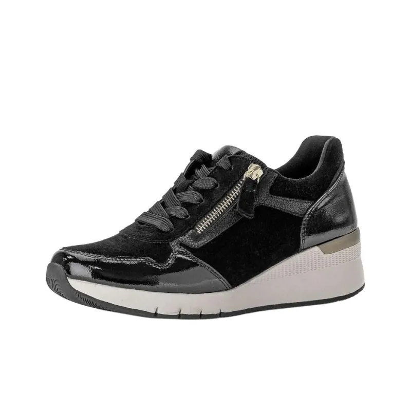 Gabor Comfort Low Top Casual Shoes Women's Black-1
