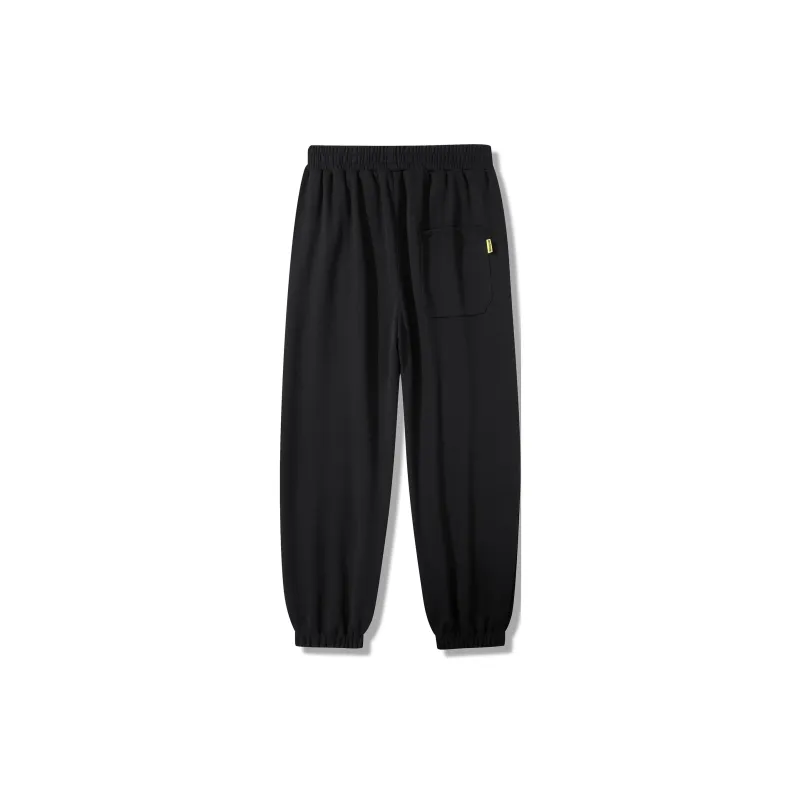 FireMonkey Knitted Sports Pants Unisex Black-9