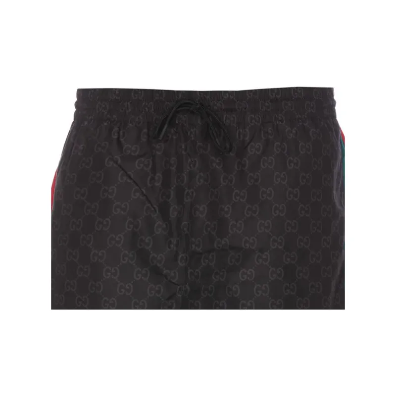 GUCCI Swimming Shorts Men's Brown-2