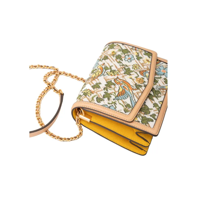 TORY BURCH Robinson Fabric With Leather Backpack Shoulder Bag Women's-2
