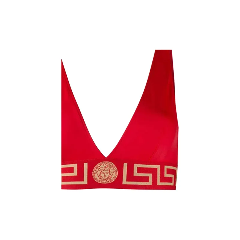 VERSACE Greca Border Bikini Top-4