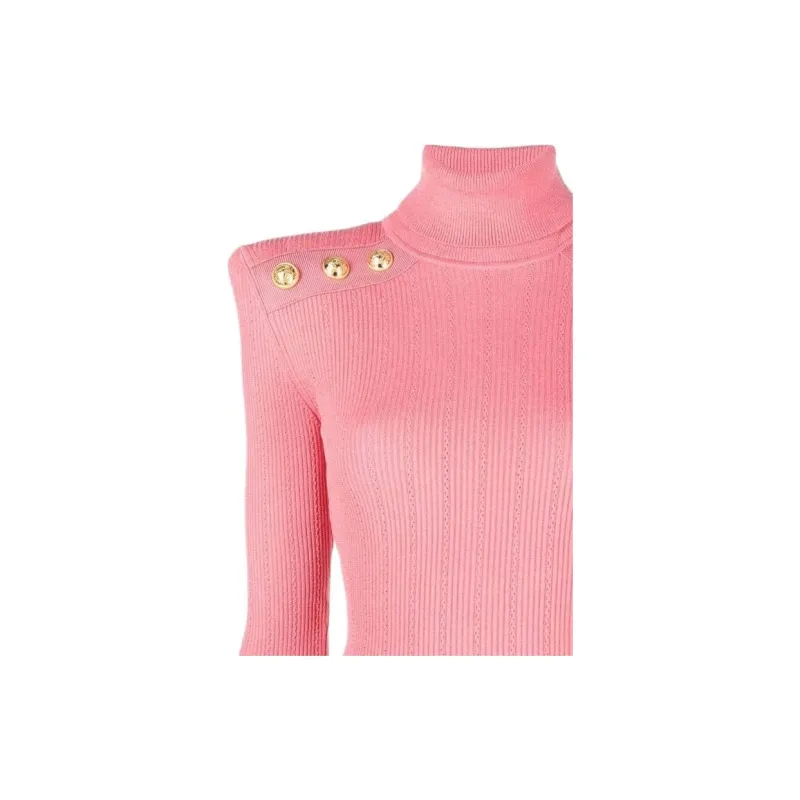 BALMAIN SS22 Sweater Women's Pink-4