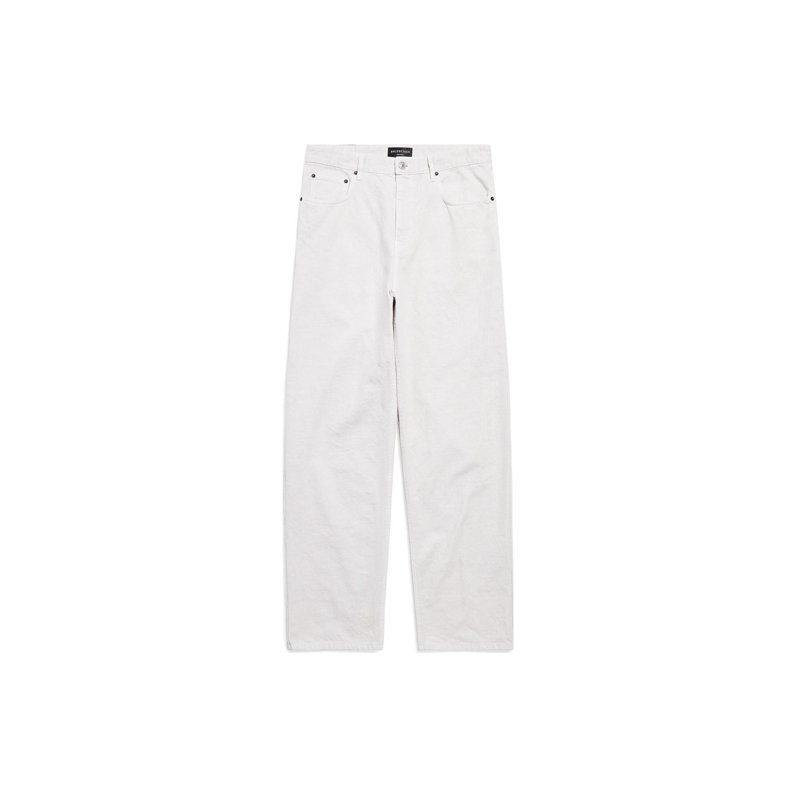 Balenciaga womens whute cheapest jeans