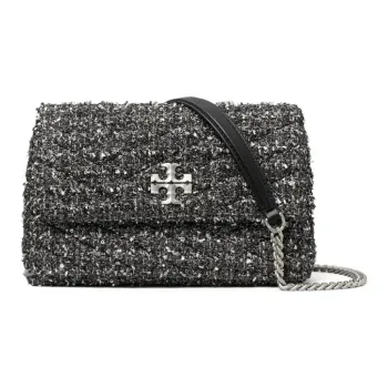 TORY BURCH Kira Polyamide Shoulder Bag Crossbody Bag Small Size Women's Obsidian Black