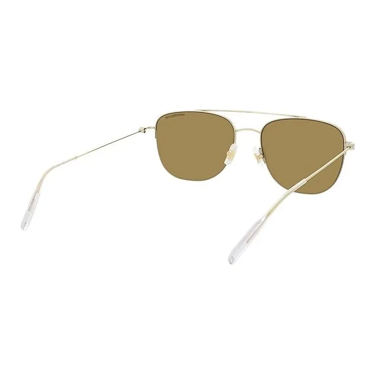 MONTBLANC Aviator Sunglasses Men's Gold-1