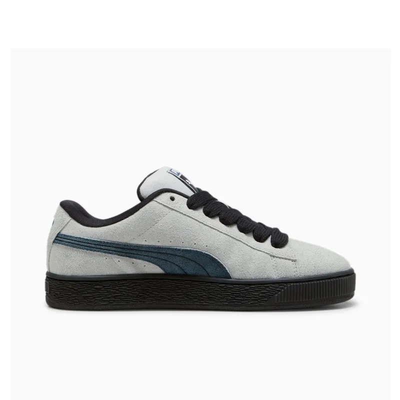 PUMA Suede XL Anti Slip Wear Resistant Low Top Skateboard Shoes Unisex Gray Black-1