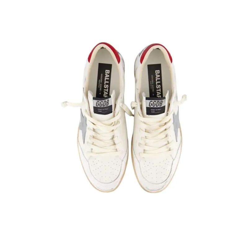 Golden Goose Ball Star Low Top Skateboard Shoes Men's White-3