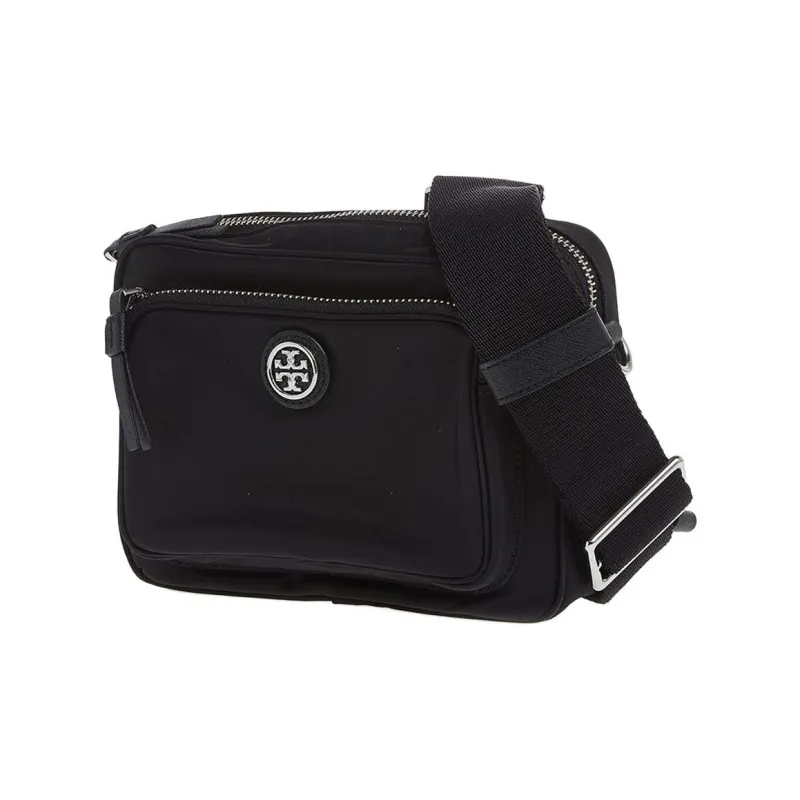 TORY BURCH Fabric Crossbody Bag, Shoulder Bag Mini Women's Black-1