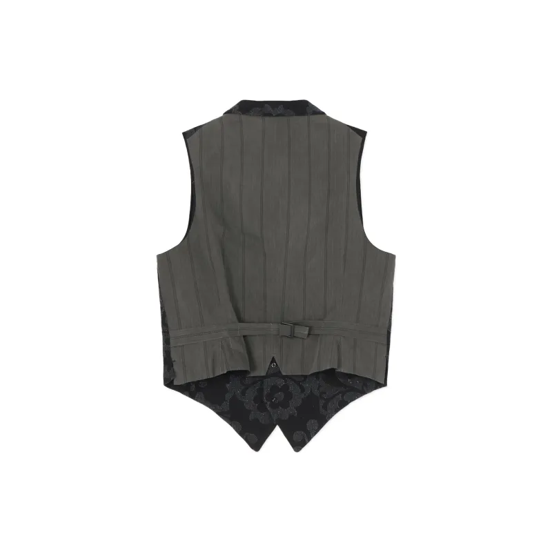 Yohji Yamamoto Patterned jacquard Waistcoat-1